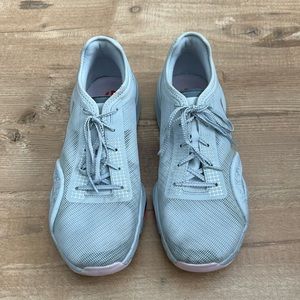 Nike Training Air Zoom SuperRep3 sneakers in pure platinum/cool gray